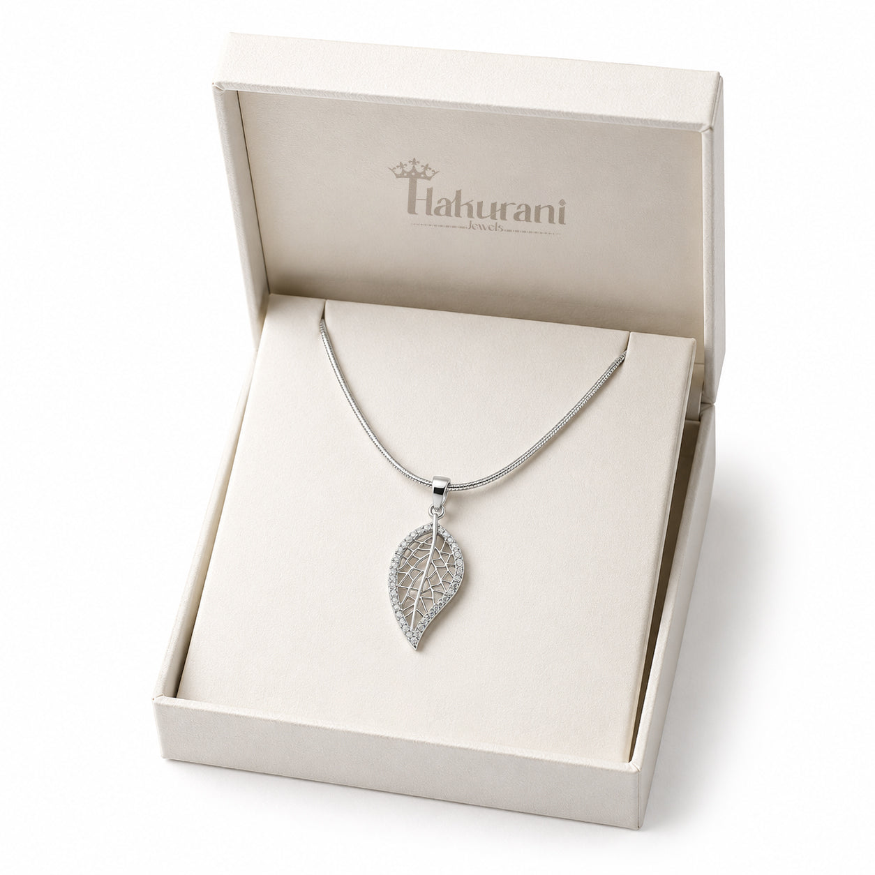 Whisper Leaf Pendant Necklace