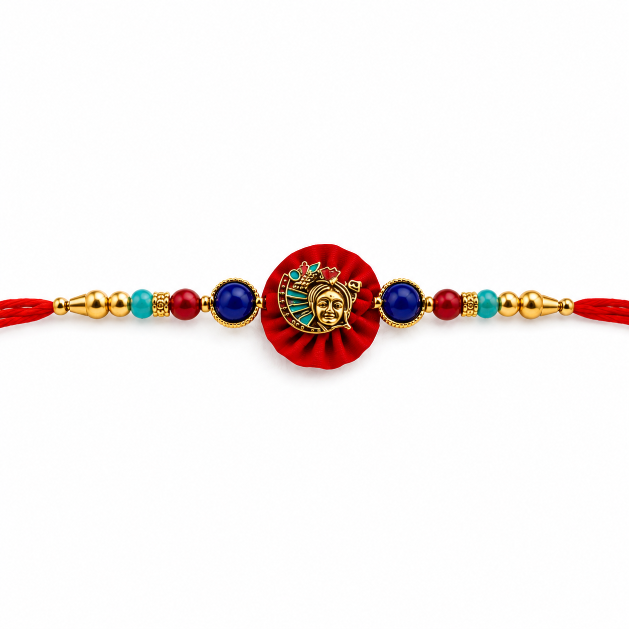 Krishna Designer Rakhi for Brother – Premium Flute Motif Rakhi