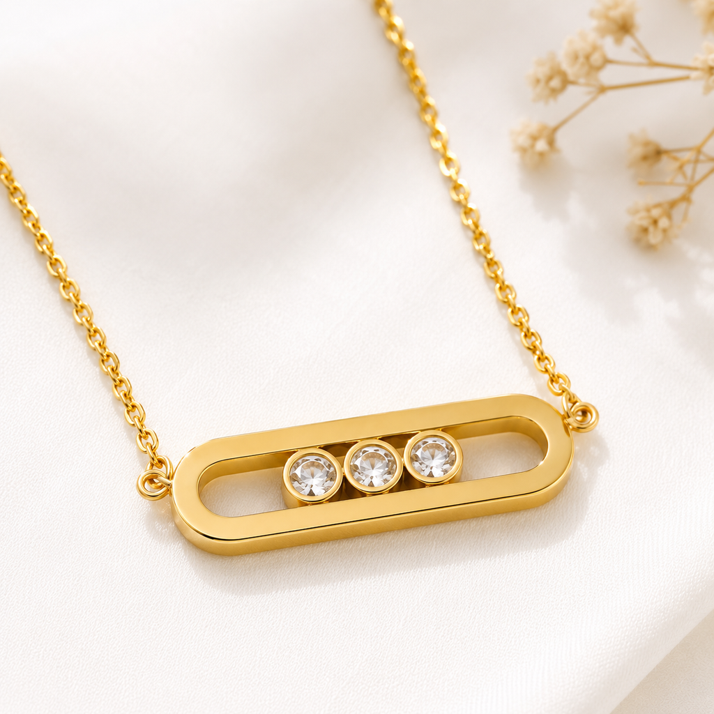 Stones Bar Necklace