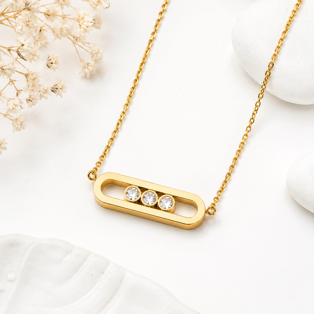 Stones Bar Necklace
