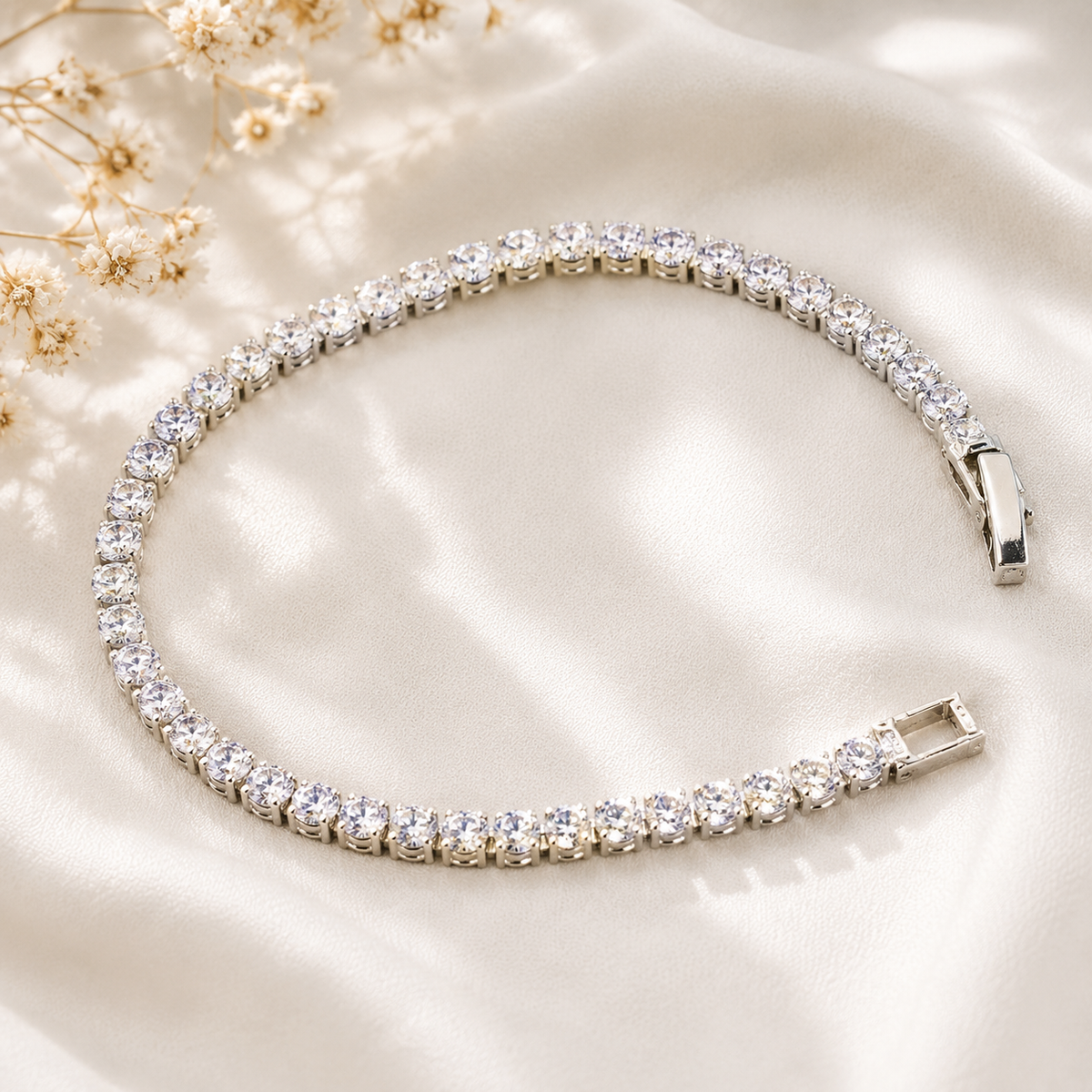 Classic Crystal Tennis Bracelet for Women