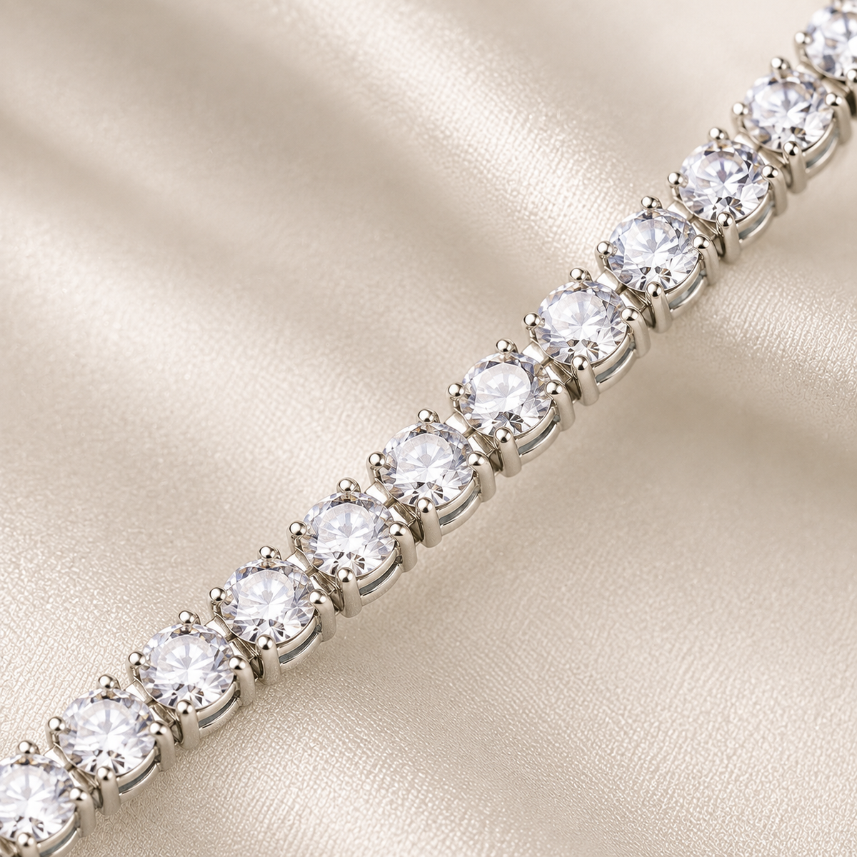 Classic Crystal Tennis Bracelet for Women