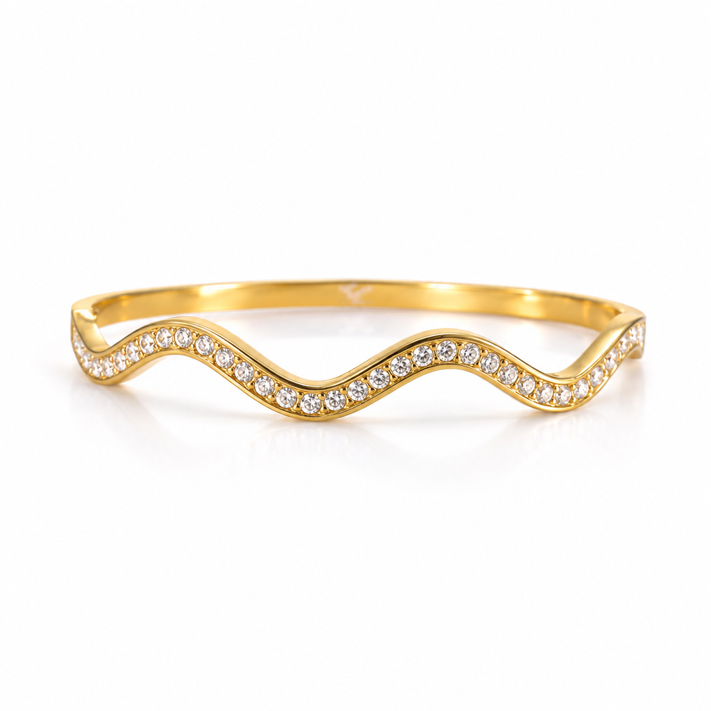 Wavy Crystal Luxe Bracelet