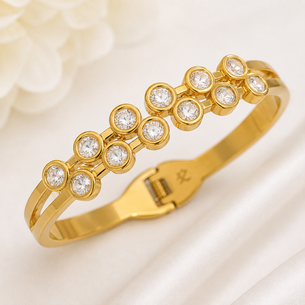Crystal Cluster Luxe Bracelet