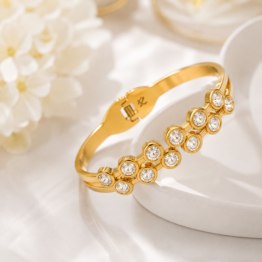 Crystal Cluster Luxe Bracelet