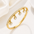 Heart Charm Gold Bracelet