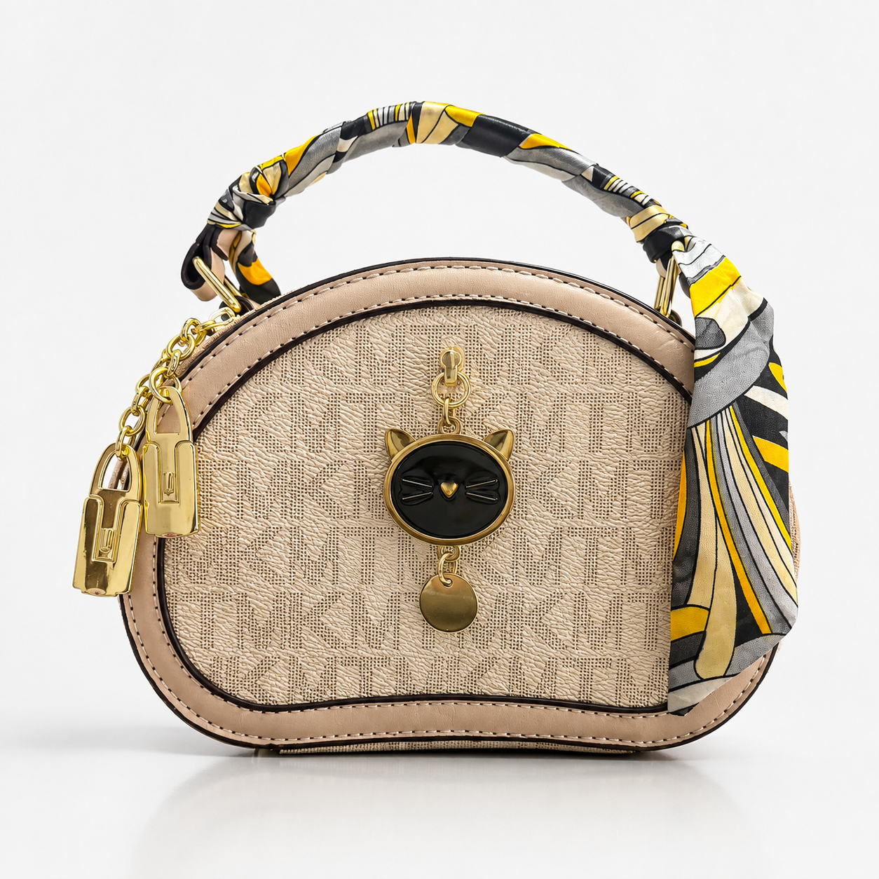 Luxury Cat Charm Shoulder Bag for Women | Premium Crossbody Handbag
