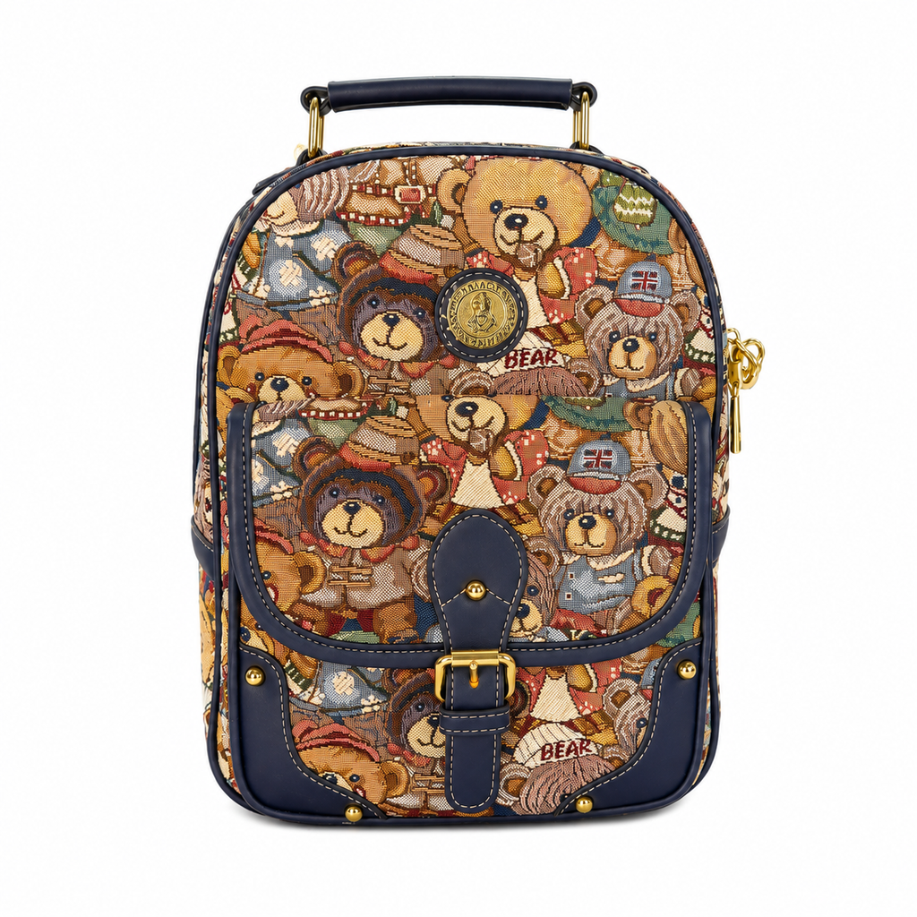 Premium Teddy Bear Backpack for Women & Girls | Stylish Travel Bag