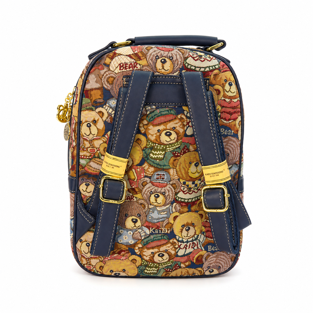 Premium Teddy Bear Backpack for Women & Girls | Stylish Travel Bag