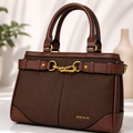 Luxury Brown Top Handle Handbag for Women | Premium Designer Tote Bag