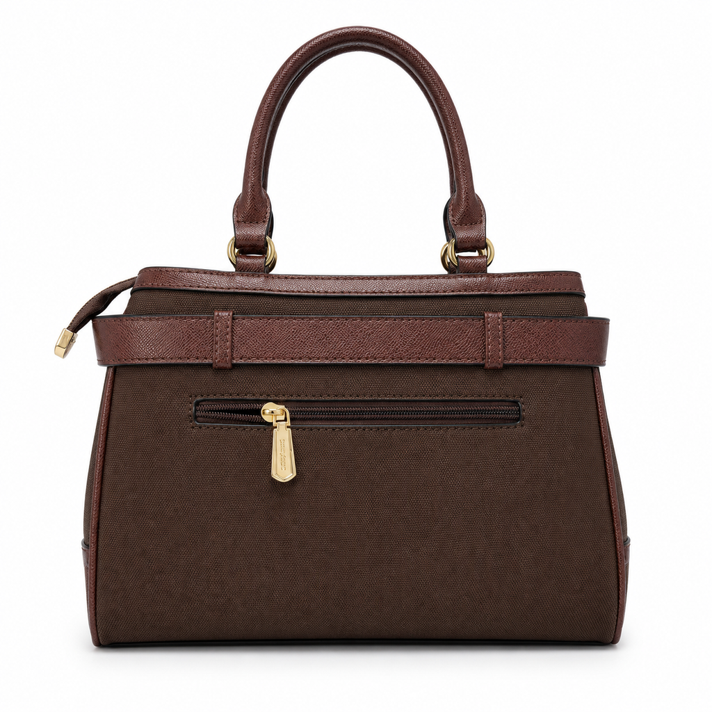 Luxury Brown Top Handle Handbag for Women | Premium Designer Tote Bag
