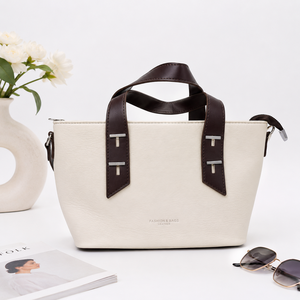 Premium Leather Tote Bag for Women | Elegant Shoulder & Crossbody Handbag