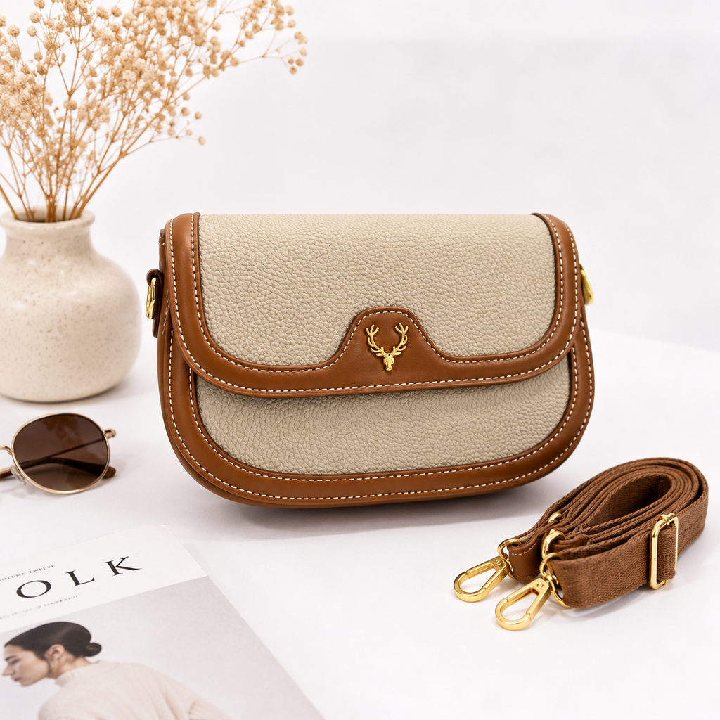Premium Women's Crossbody Sling Bag with Dual Adjustable Straps | Elegant Shoulder Purse