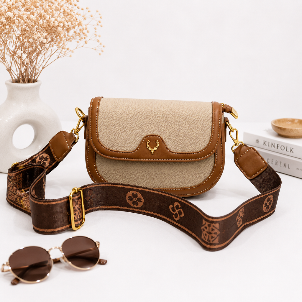 Premium Women's Crossbody Sling Bag with Dual Adjustable Straps | Elegant Shoulder Purse