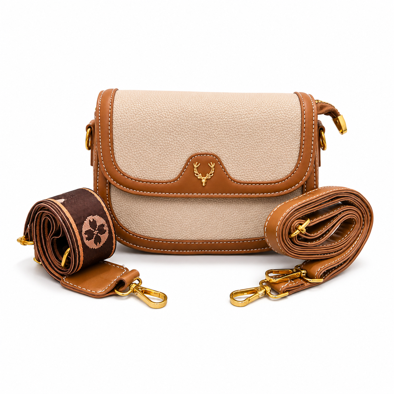 Premium Women's Crossbody Sling Bag with Dual Adjustable Straps | Elegant Shoulder Purse