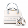 Luxury Bow Accent Top Handle Satchel Bag for Women | Premium PU Leather Crossbody Handbag