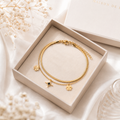 18K Gold Layered Charm Bracelet