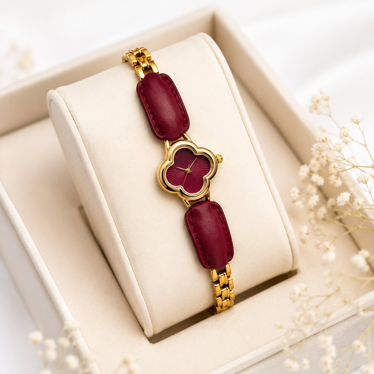 Luxury Clover Bracelet Watch for Women