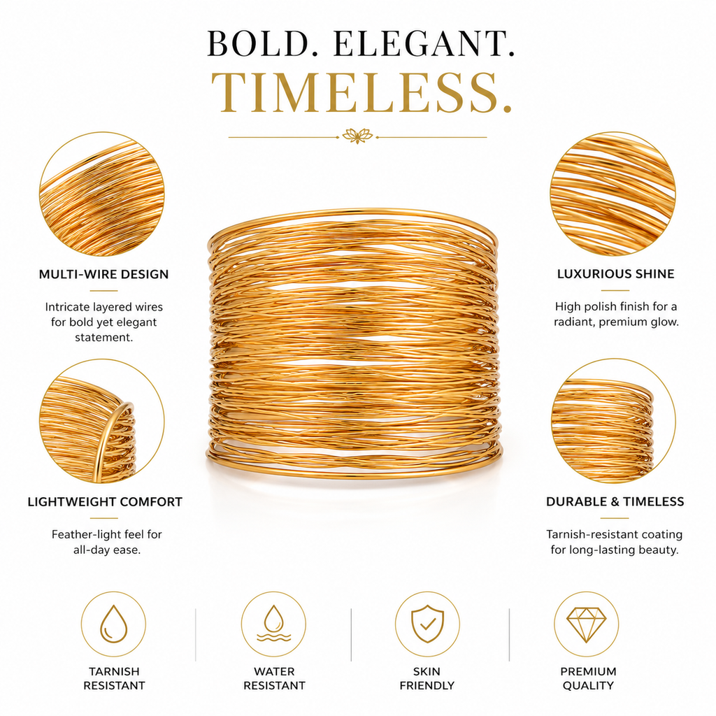 Gold Jewelry Wire Roll | Premium Craft Wire for Jewelry Making