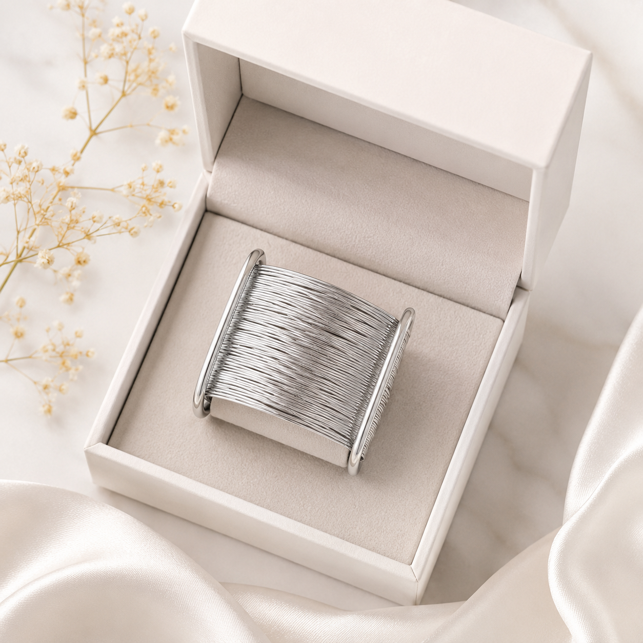 Premium Silver Jewelry Wire Roll for DIY Jewelry Making | Craft Wire