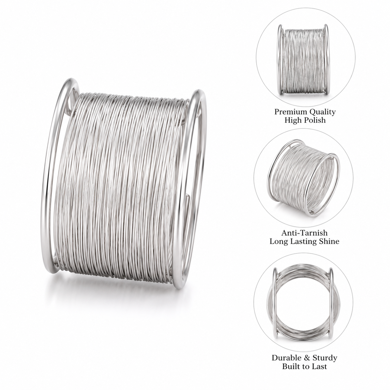 Premium Silver Jewelry Wire Roll for DIY Jewelry Making | Craft Wire