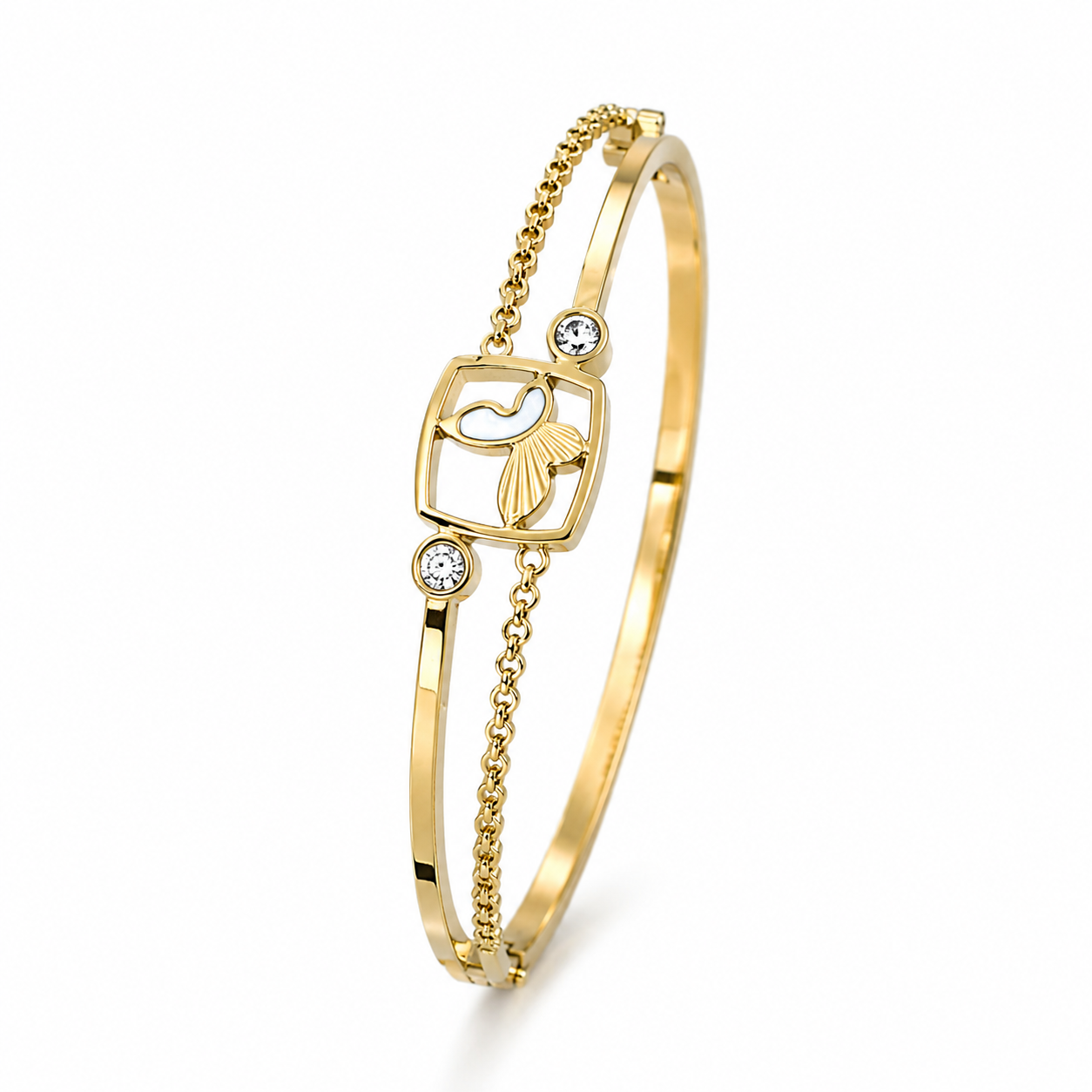 Elegant Gold Butterfly Bracelet for Women | Anti Tarnish & Waterproof