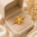 Golden Star Adjustable Ring | 18K Gold Plated Anti Tarnish Ring