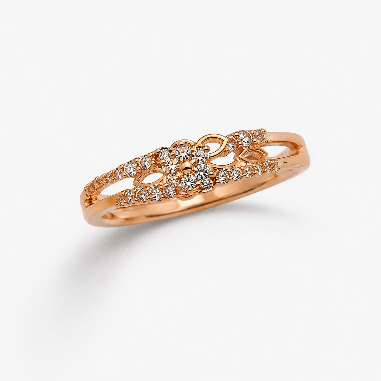 Bloom Lace Ring in 18K Rose Gold Vermeil