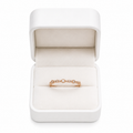 Dew Drop Milgrain Ring in 18K Rose Gold Vermeil