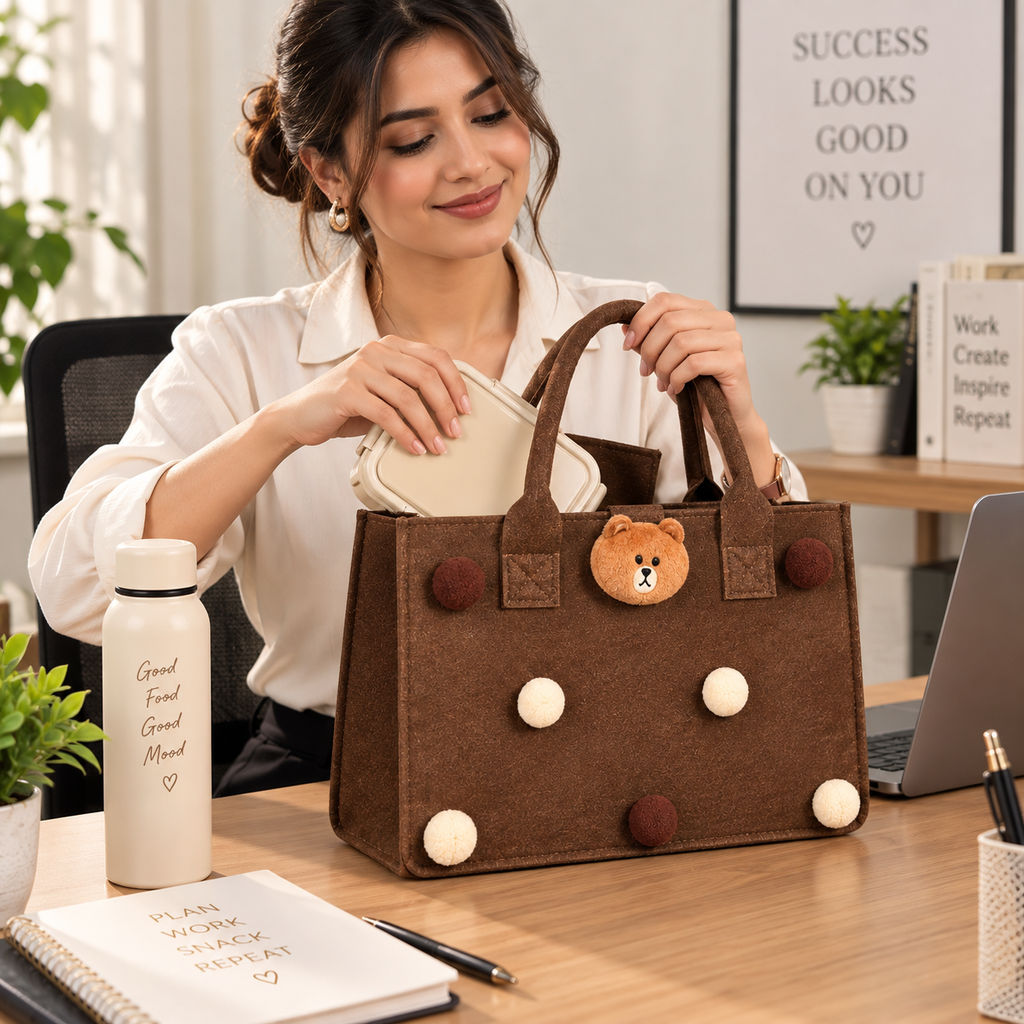 Cute Felt Lunch Bag