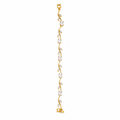 Elegant gold bracelet with sparkling clear stones, anti-tarnish design for everyday luxury