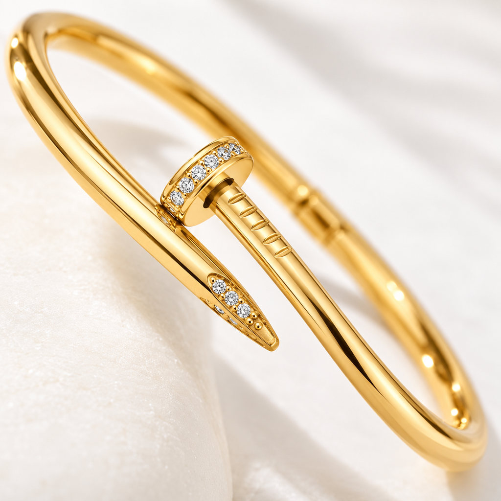 Nail Bangle Bracelet