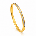 Sparkling Line Bangle Bracelet