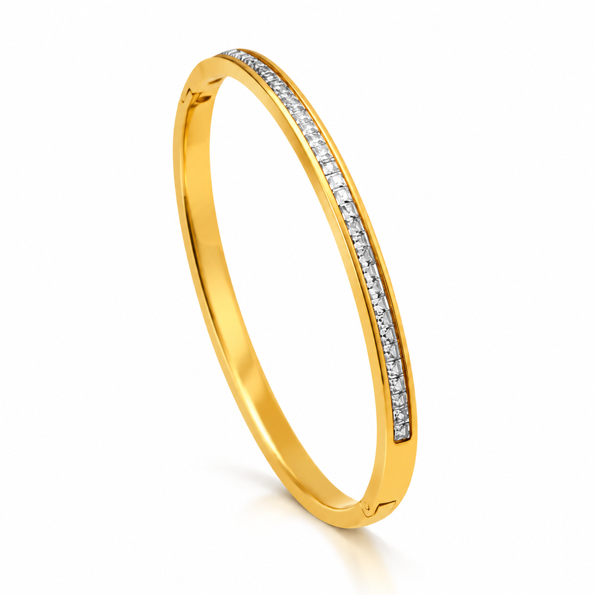 Sparkling Line Bangle Bracelet
