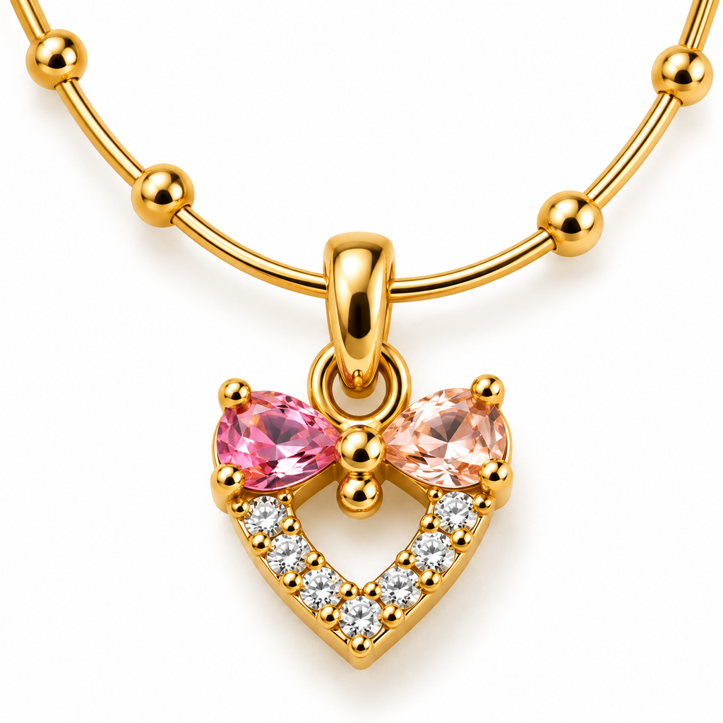 Elegant Heart Pendant Necklace for Women
