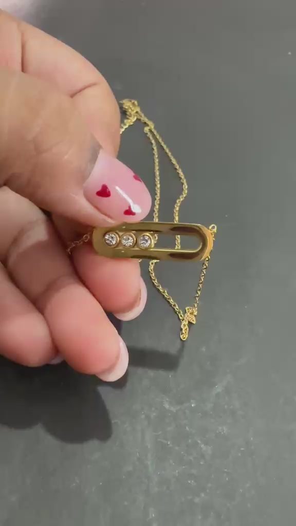 Stones Bar Necklace